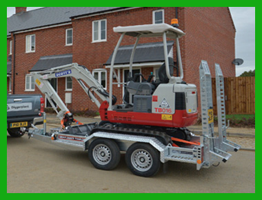 A DiggerPlant2 választható 2700 kg vagy 3500 kg összteherbírással